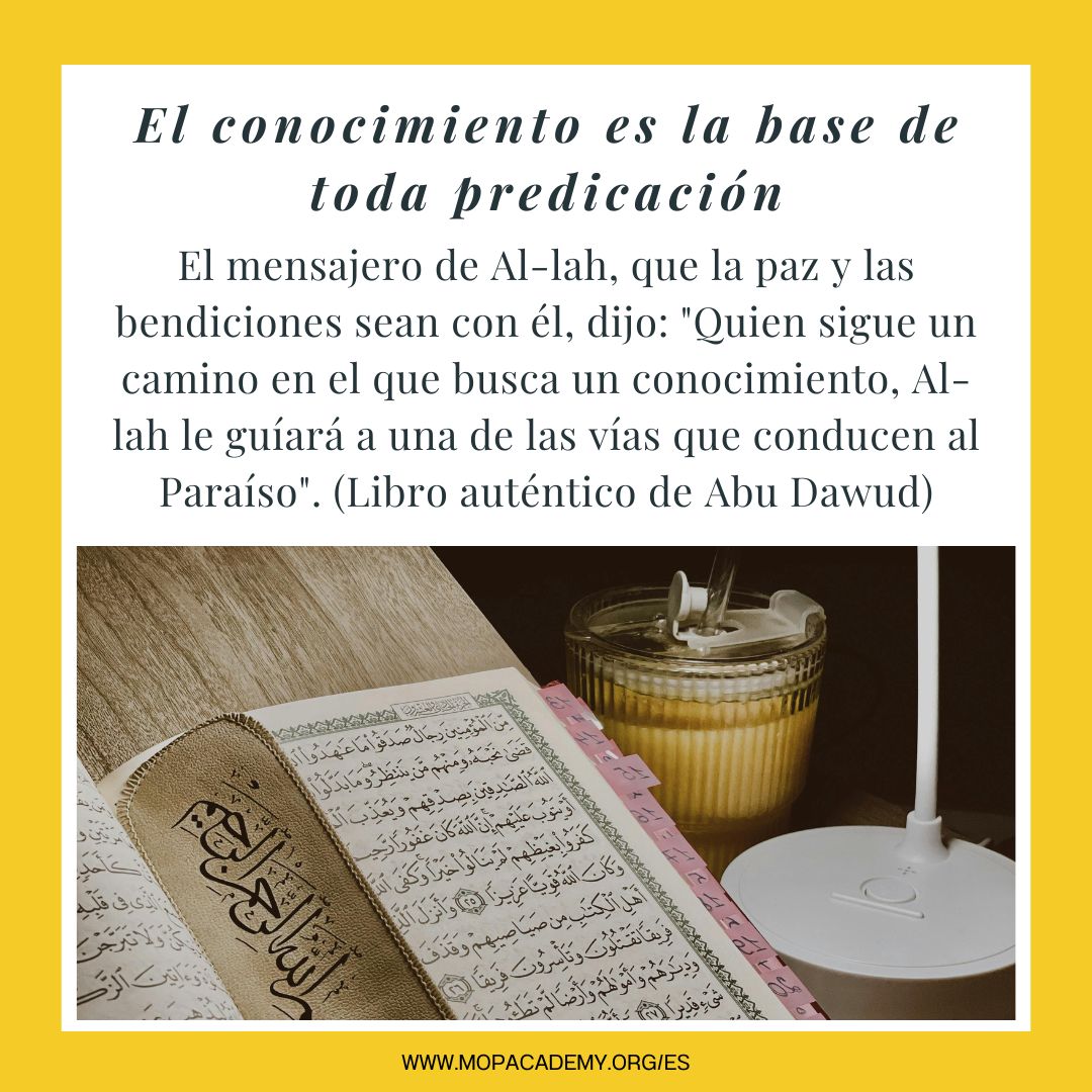 El conocimiento es la base de toda predicación
