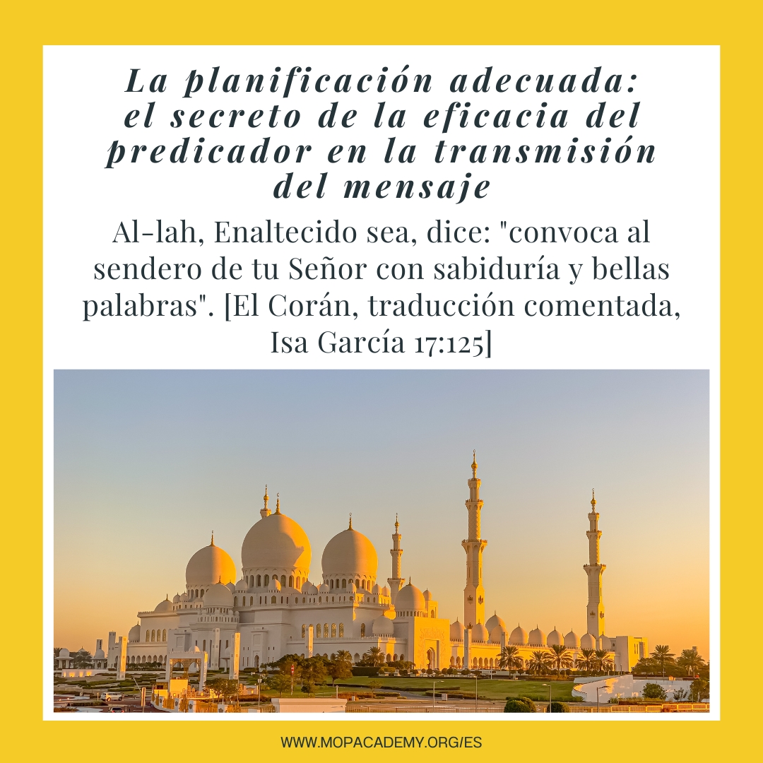 La planificación adecuada: el secreto de la eficacia del predicador en la transmisión del mensaje